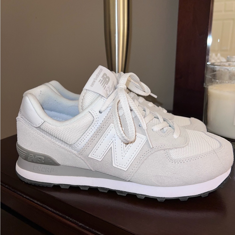 Worn once, just a little too small. No tears or stains. Smoke free home.